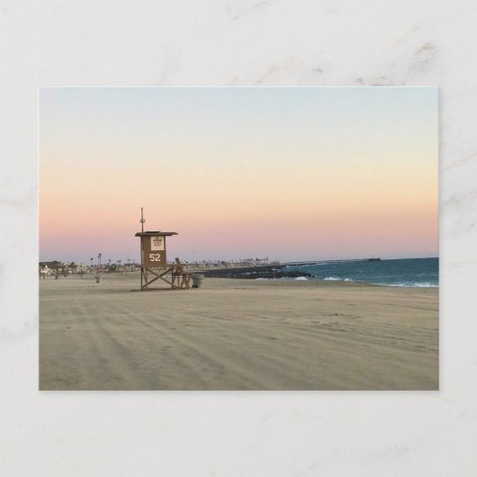 Carte Postale Newport Beach at Sunset, Californie (Devant)