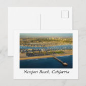 Carte Postale Newport Beach Californie (Devant / Derrière)