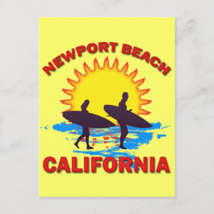 CARTE POSTALE NEWPORT BEACH CALIFORNIE