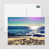 Carte Postale Newport Beach, Californie (Devant / Derrière)