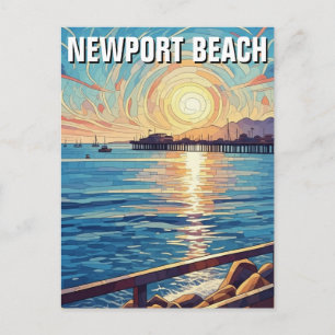 Carte Postale Newport Beach Californie