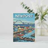 Carte Postale Newport côte de l'Oregon (Debout devant)