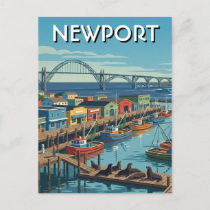 Carte Postale Newport côte de l'Oregon