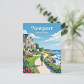 Carte Postale Newport États-Unis (Debout devant)