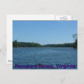 Carte Postale Newport News, Virginie (Devant / Derrière)