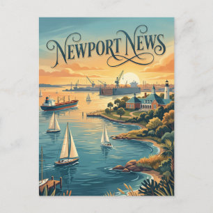 Carte Postale Newport News, Virginie