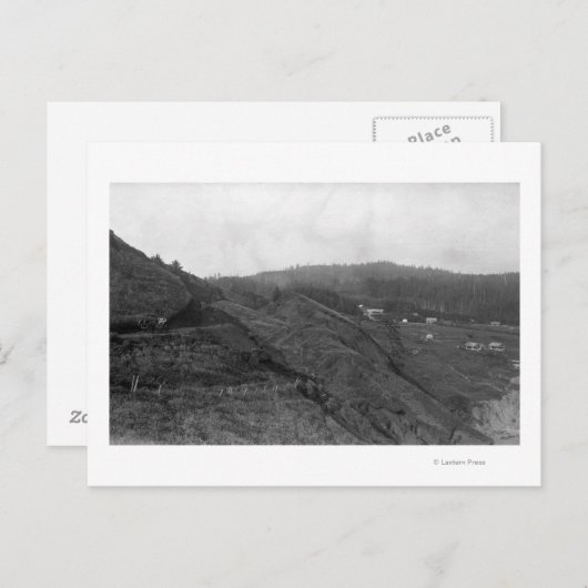 Carte Postale Newport, Oregon Scene at Agate Beach Photographie (Devant / Derrière)