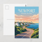 Carte Postale Newport Rhode Island (Devant / Derrière)