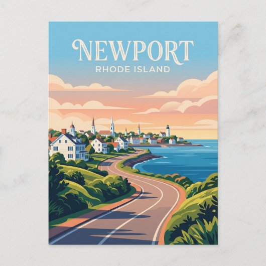 Carte Postale Newport Rhode Island (Devant)