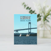 Carte Postale Newport Rhode Island Bateaux Vintages (Debout devant)