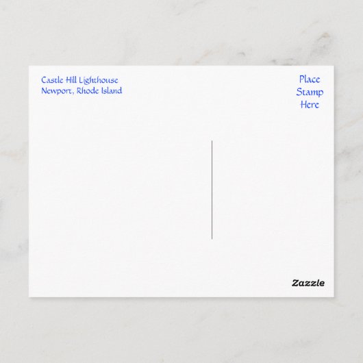 Carte postale Newport Rhode Island Sunset Lighthou (Dos)