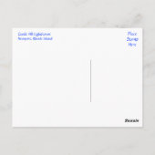 Carte postale Newport Rhode Island Sunset Lighthou (Dos)