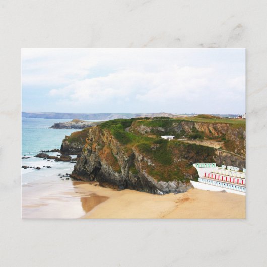Carte Postale Newquay beach, Royaume-Uni (Devant)