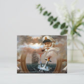 Carte Postale NEWS & Map Captain/anchor or Sea Captain (Debout devant)