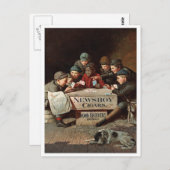 Carte Postale Newsboy Cigars, 1894 (Devant / Derrière)