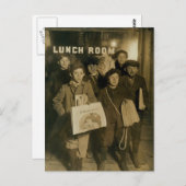 Carte Postale NEWSBOYS à New York au tournant du siècle (Devant / Derrière)