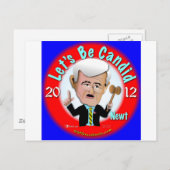 Carte Postale Newt Gingrich (Devant / Derrière)