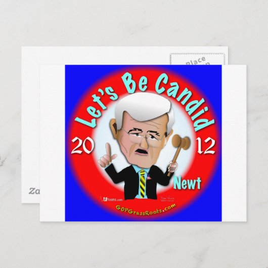 Carte Postale Newt Gingrich (Devant / Derrière)