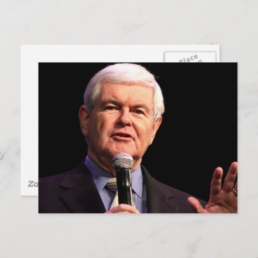 Carte Postale Newt Gingrich (Devant / Derrière)