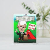 Carte Postale Newt Occupy Maison Blanche (Debout devant)