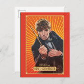 Carte Postale Newt Scamander Character Graphic (Devant / Derrière)