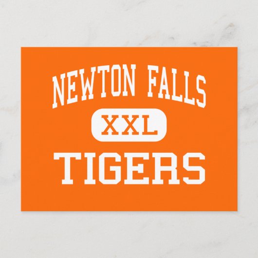 Carte Postale Newton Falls - Tigers - High - Newton Falls Ohio (Devant)