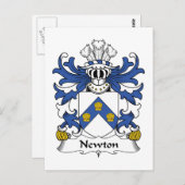 Carte Postale Newton Family Crest (Devant / Derrière)