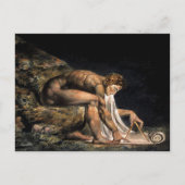 Carte Postale Newton William Blake Masonic Peinture (Devant)