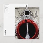 Carte Postale Nez de l'avion (Devant / Derrière)