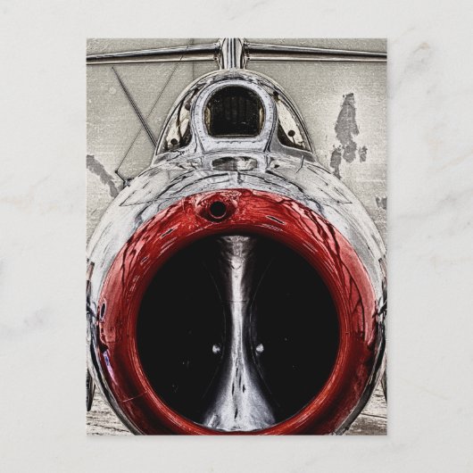Carte Postale Nez de l'avion (Devant)