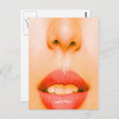 Carte Postale Nez et Bouche (Devant / Derrière)