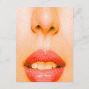Carte Postale Nez et Bouche
