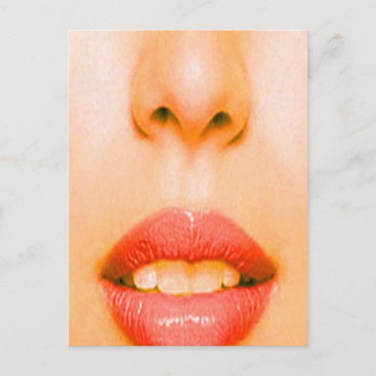 Carte Postale Nez et Bouche (Devant)