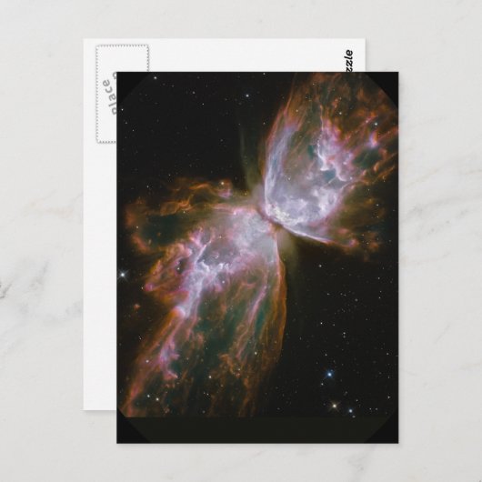 Carte Postale NGC 6302 Nébuleuse papillon (Devant / Derrière)