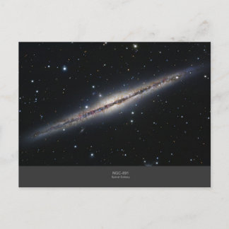 Carte Postale NGC-891 galaxie spirale