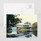 Carte postale NH Bridge couvert (Devant / Derrière)