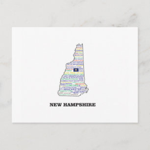 CARTE POSTALE NH WORD STATE