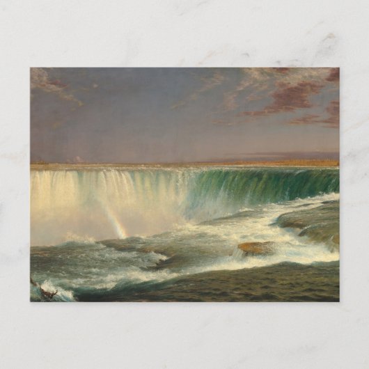 Carte Postale Niagara, Cascade par l'église Frederic Edwin (Devant)