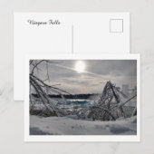 Carte Postale Niagara en hiver 2 (Devant / Derrière)