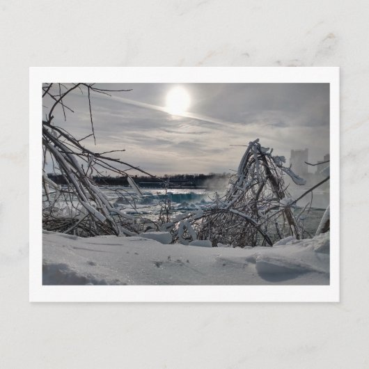 Carte Postale Niagara en hiver 2 (Devant)