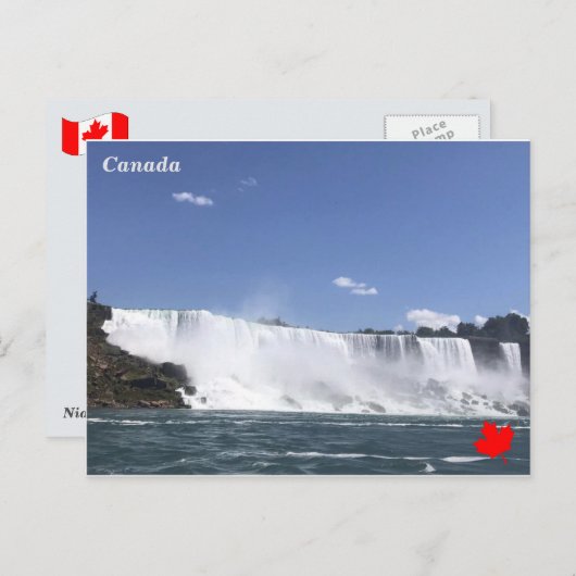 Carte Postale Niagara Falls, Canada (Devant / Derrière)