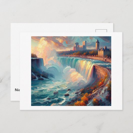 Carte Postale Niagara Falls Canada (Devant / Derrière)