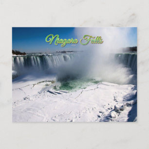 Carte Postale Niagara Falls Canada en hiver