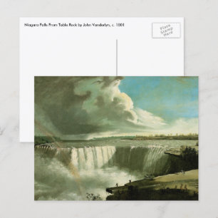 Carte Postale Niagara Falls depuis Table Rock par John Vanderlyn