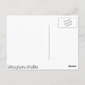 Carte Postale Niagara Falls La Nuit (Dos)