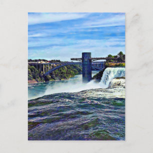 Carte Postale Niagara Falls NY : Tour d'observation de point de 