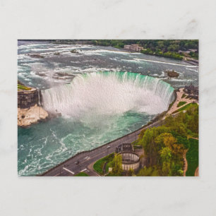Carte Postale Niagara Falls on Canvas Post Card