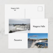 Carte postale Niagara Falls Seasons (Devant / Derrière)