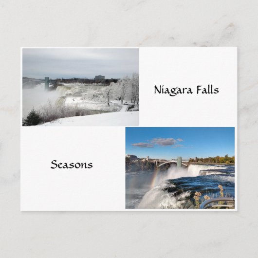 Carte postale Niagara Falls Seasons (Devant)