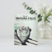 Carte Postale Niagara Falls - USA - affiche de voyage Canada Vin (Debout devant)